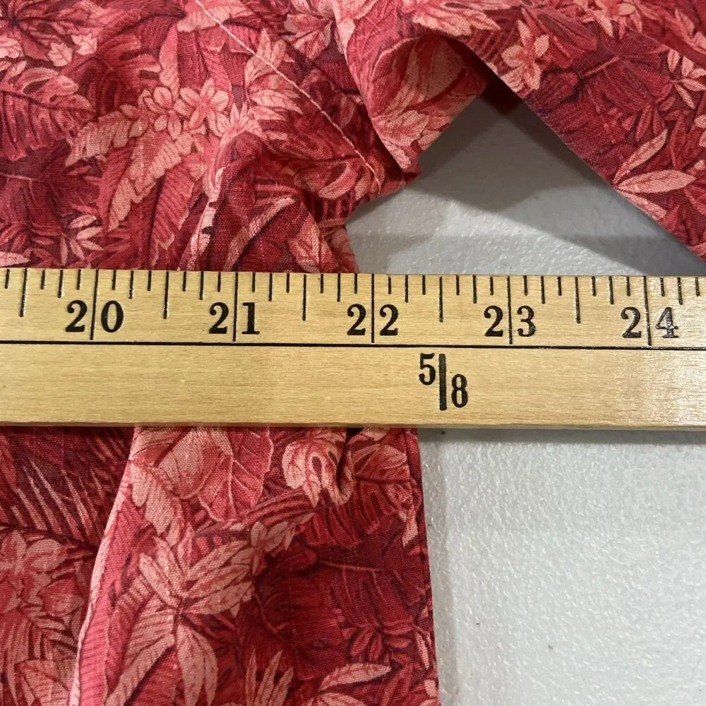 NWT Tommy Bahama Sport Jungle Shade Silk Sacramento City Baseball Red Large